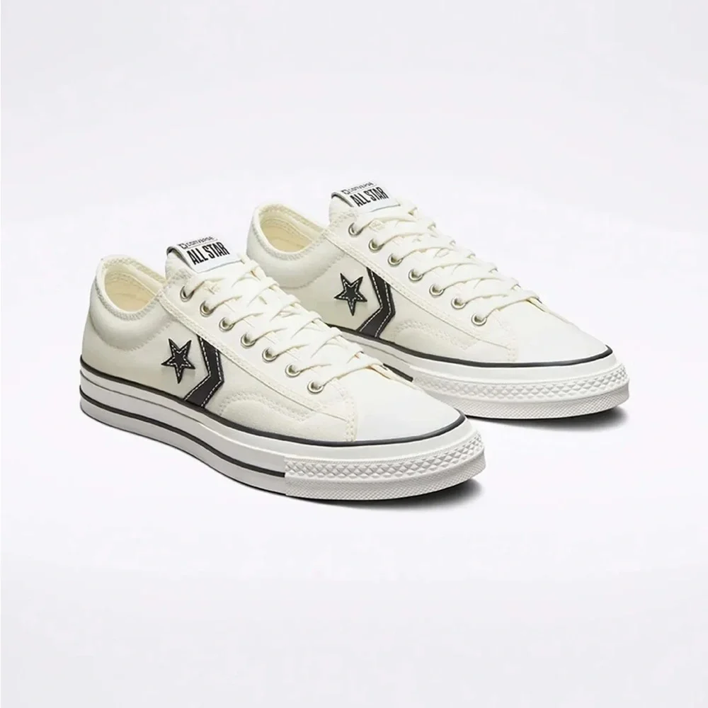Converse Star Player 76 Low Canvas Shoes  Vintage White (A01608C) Mens Sz 13 - Picture 2 of 9